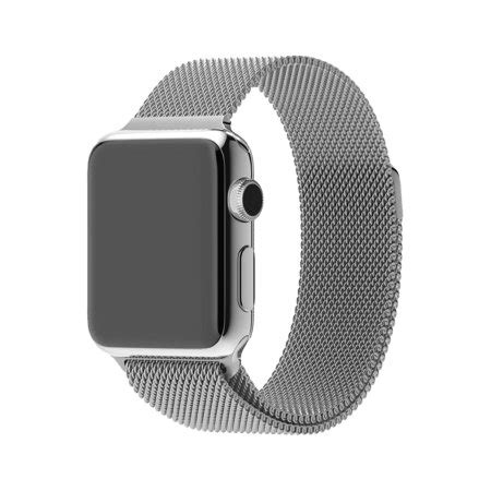 Olixar Silver Milanese Apple Watch Strap - For Apple Watch Series 6 40mm