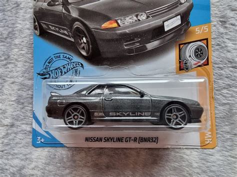 Silver Nissan Skyline GT R BNR Hot Wheels Hobbies Toys Toys Games On Carousell