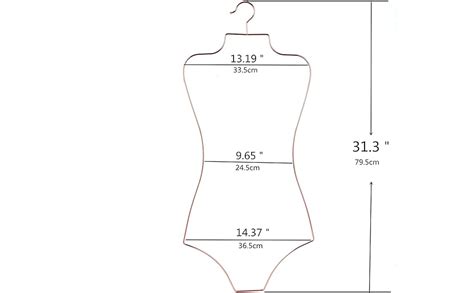 Amazon Arekuaei Rose Gold Wire Lingerie Hangers Body Shape Metal Display Bikini Swimwear