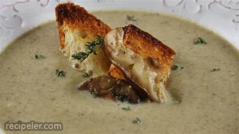 Roasted Mushroom Soup