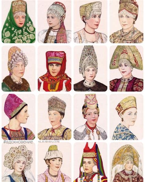 Картинки по запросу русские головные уборы женские | Historical costume ...