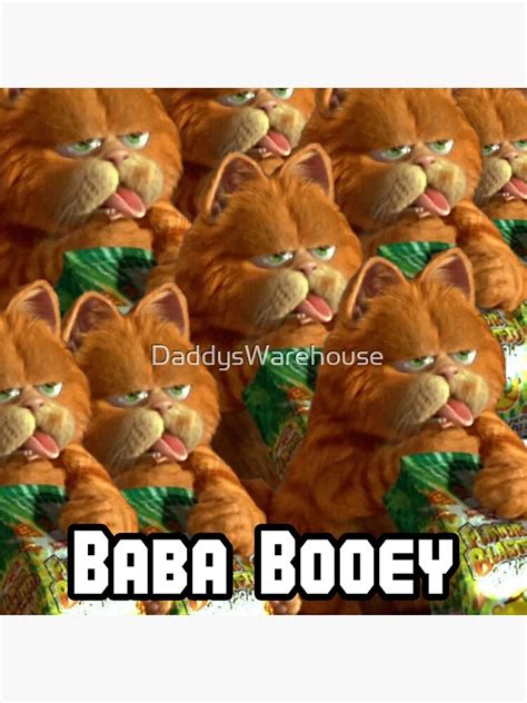 Baba Booey Cat Sticker By Daddyswarehouse Redbubble