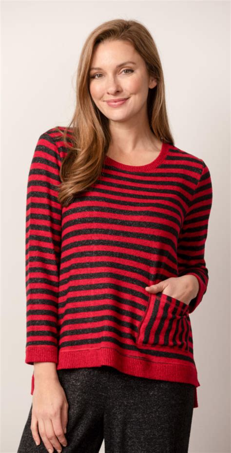 Super Soft Stripe Pullover Sweater 6th Street Fashions And Footwear