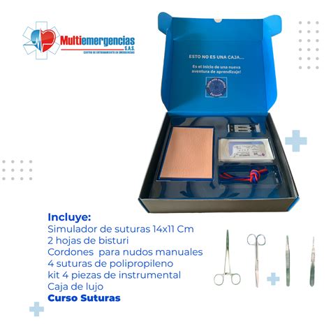 KIT DE SUTURAS INNHEALTH CON PAD DE 14 X 11 CM KIT 4 PIEZAS