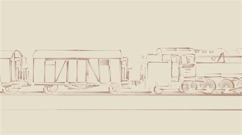 Steam Train Sketch at PaintingValley.com | Explore collection of Steam ...