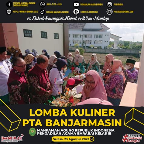 Pa Barabai Meriahkan Peringatan Hut Ri Dan Hut Ma Ri Ke Di Pta