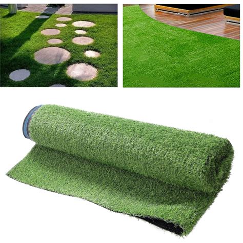 Realistic Artificial Grass Turf Lawn Indoor Outdoor Garden Lawn