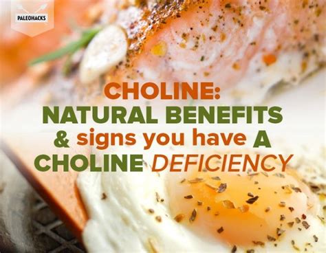 Choline: Natural Benefits and Signs You Have a Choline Deficiency - | Paleohacks Blog