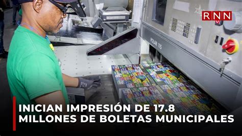 Jce Iniciar Impresi N De Millones De Boletas Municipales Este