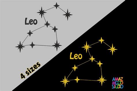 Zodiac Constellation Leo · Creative Fabrica