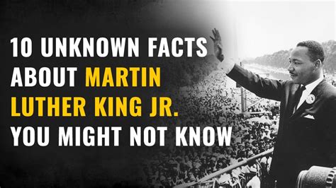 Martin Luther King Facts Martin Luther King Facts You Probably