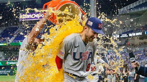 Trea Turners Grand Slam Propels The Us Into Wbc Semifinals Miami