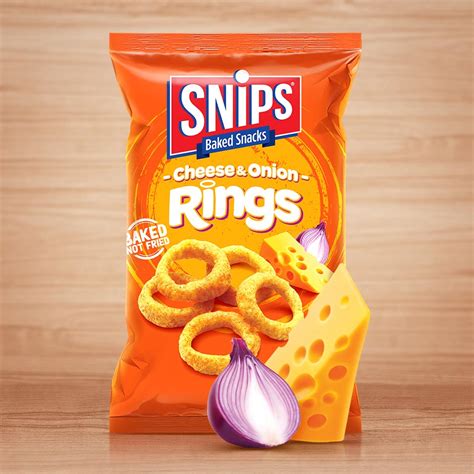 Cheese Onion Rings Snips