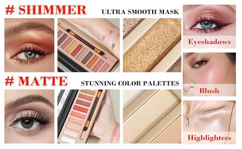 Amazon Lzylls Shades Nude Matte Eyeshadow Palette Shimmer Naked Eyeshadow Palette Eye