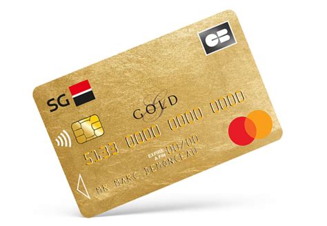 Carte Bancaire Cb Gold Mastercard Sg