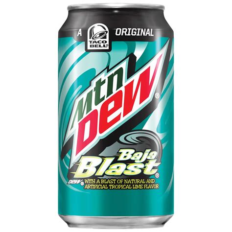 Mountain Dew Baja Blast Lime Soda 12-12 fl. oz. Cans - Walmart.com
