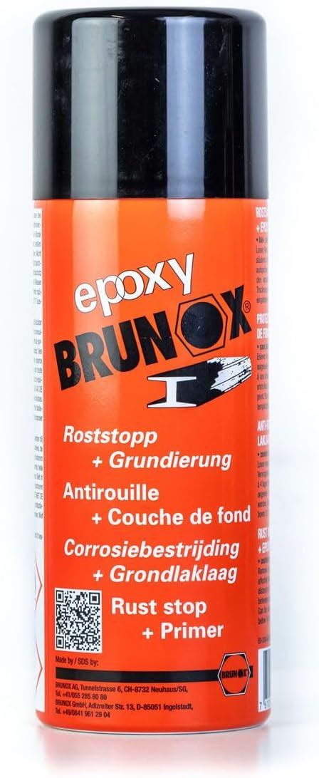 Amazonfr Brunox Bepoxyspray400 Epoxy Convertisseur De Rouille 400ml