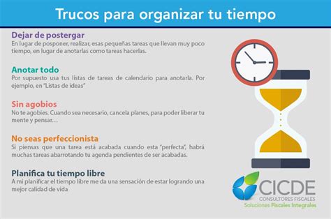 Tips Basicos Para Organizar Tu Tiempo NBKomputer