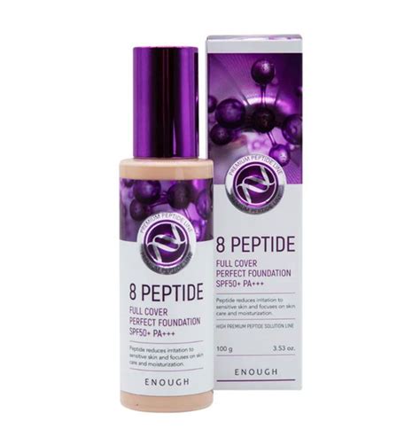 Тональный крем с комплексом пептидов 8 peptide Full Cover Perfect ...