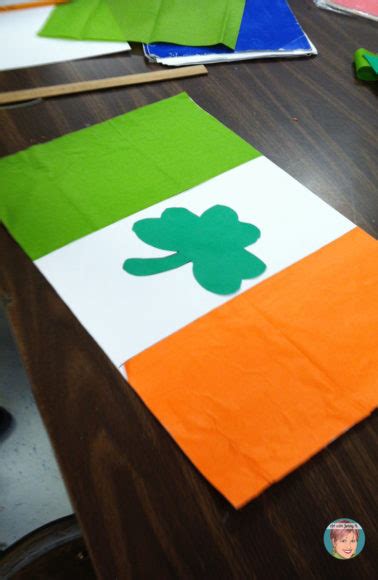 Irish Flag Art Project - Art with Jenny K