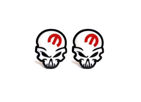 Unique Badges For Fenders With Logo Mopar Skull