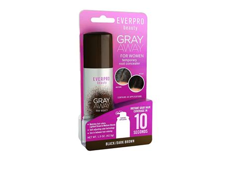 Amazon Everpro Gray Away Temporary Root Concealer Black Dark