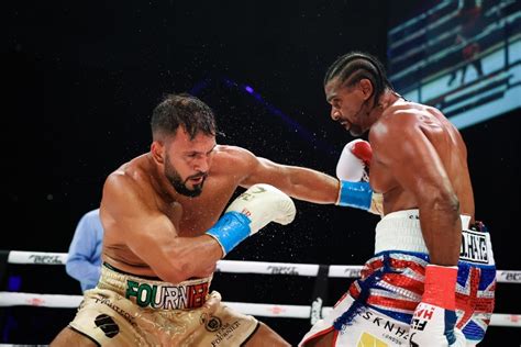 Photos David Haye Carries Friend Joe Fournier Wins Decision Boxing News