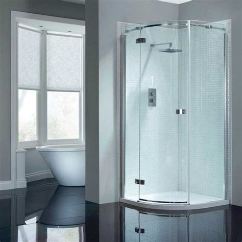 April Prestige2 Frameless Single Door Quadrant Shower Enclosure 800mm X