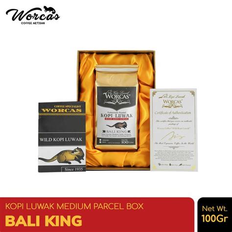 Jual Worcas Kopi Luwak Liar Bali King Gr Medium Gift Box Di Lapak