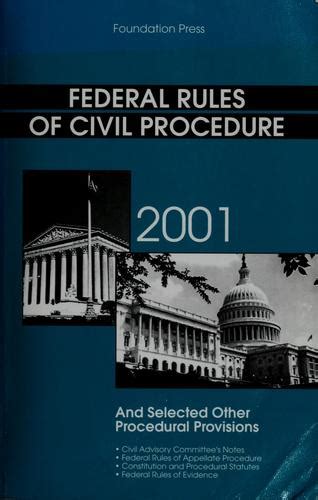 Federal Rules Of Civil Procedure Open Library