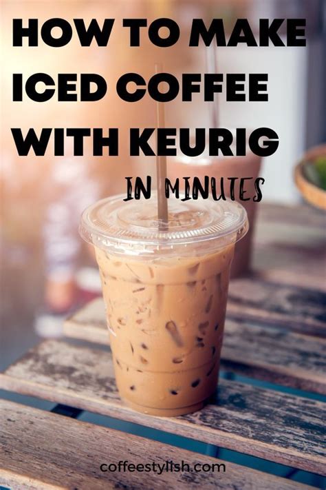 Iced Coffee In A Plastic Cup With The Words How To Make Iced Coffee