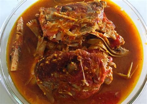 Resep Asam Pedas Kepala Ikan Kakap Merah Oleh Vinalius Cookpad