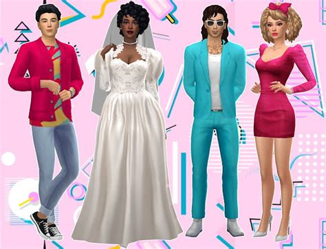 Mmcc And Lookbooks Decades Lookbook The 1980 S Sims 4 Decades