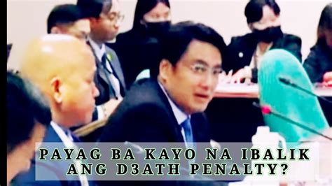 Kailangan Na Bang Ibalik Ang D3ATH PENALTY Sen BONG REVILLA YouTube