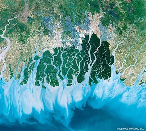Satellite Image of Sundarbans Delta