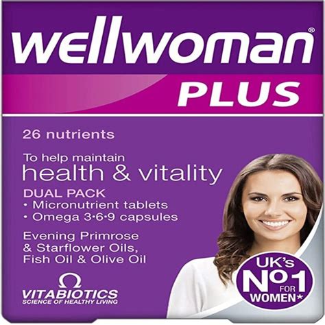 Vitabiotics Wellwoman Plus Omega Tablets 56 Tablets Asset Pharmacy