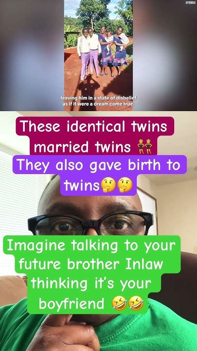 These Identical Twins Married Twins Shares One Phone Twins Twinflame Truestory Love