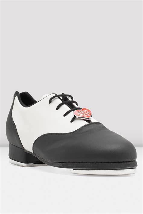 Ladies Chloe And Maud Tap Shoes Black White Bloch Dance Us