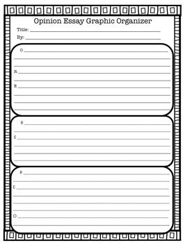 Opinion Essay Graphic Organizer & Rubric Common Core Aligned by Doctor J 
