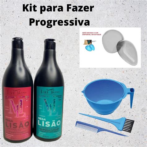 Kit Para Fazer Escova Progressiva Liso Perfeito Alisa