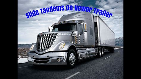 How To Slide Tandems On A Newer Trailer Youtube