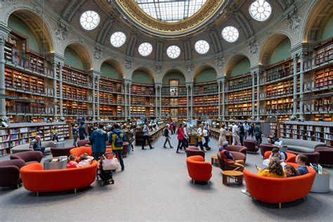 La Biblioteca Richelieu Della Bibliothèque Nationale A Parigi