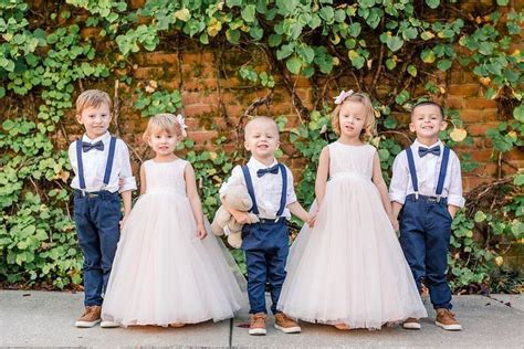 Arpasi Photography Flower Girl And Ring Bearer Ring Bearer Navy