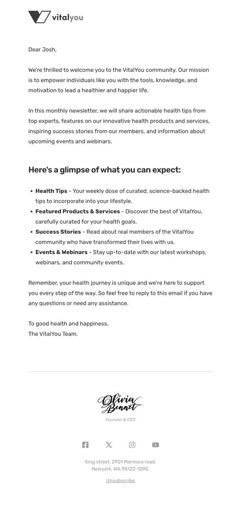 Free Health & Wellness HTML Email Templates - Designmodo