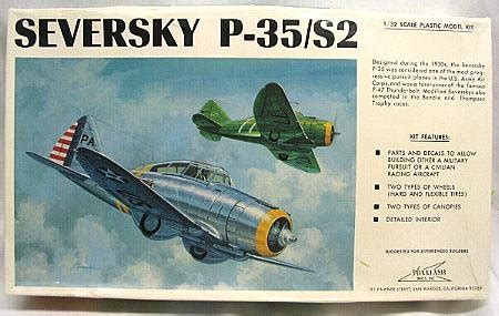 Buy Seversky P-35/S2 1/32 Pursuit or Racer Model Kit Online at Low ...