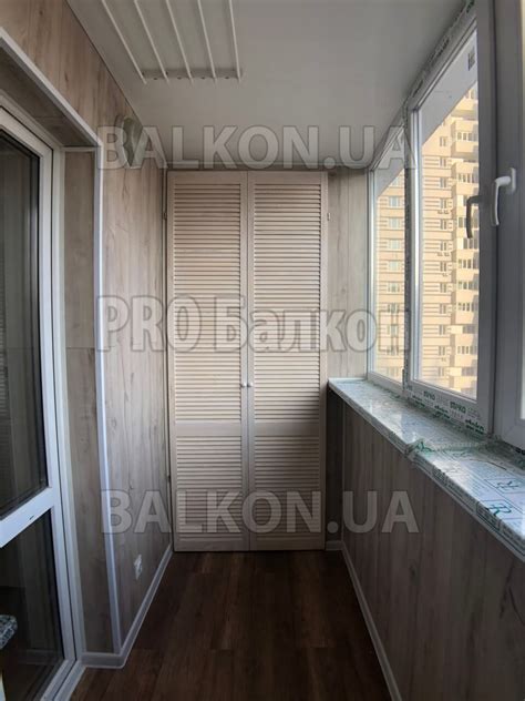 Отделка балкона ламинат в Киеве, Зодчих, 40 - Фото