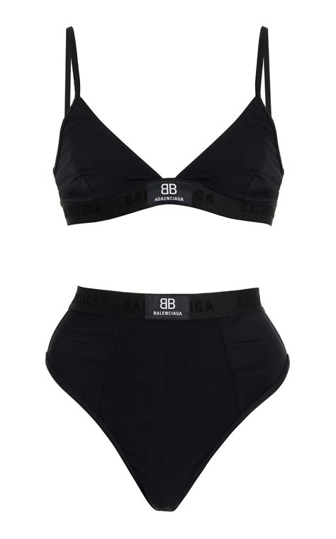 Balenciaga Bb Sporty Bikini In Black Lyst