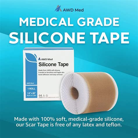 Awd Medical Silicone Scar Sheets Reusable Scar Tape For Keloids C