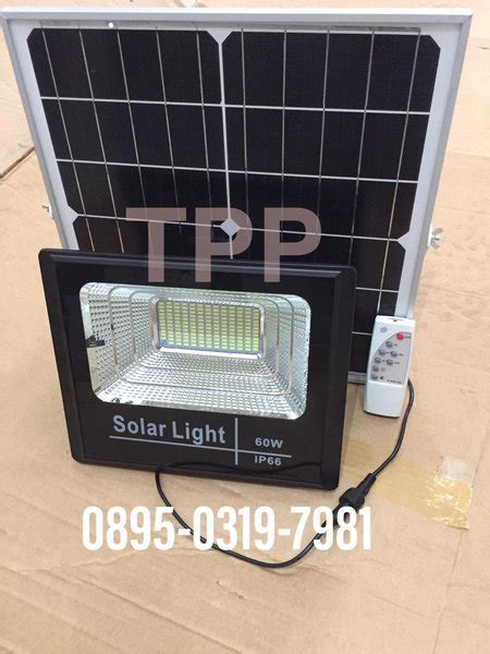 Jual Promo Lampu Sorot Led Solar Cell Watt Atau Tenaga Surya W