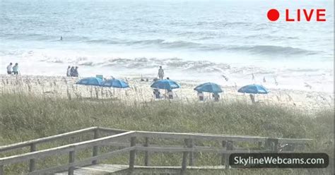 【LIVE】 Webcam Carolina Beach | SkylineWebcams